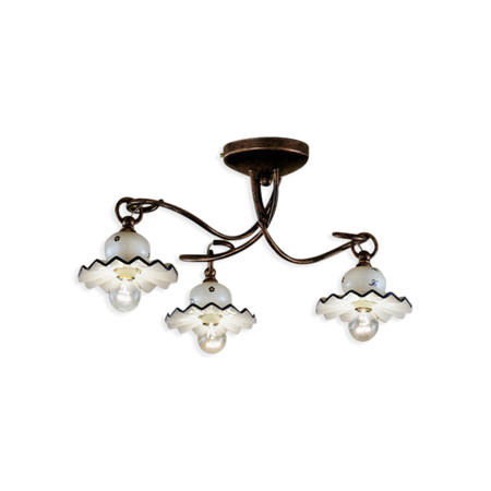Lampa Sufitowa Plafon  ROMA Ferroluce C404-3