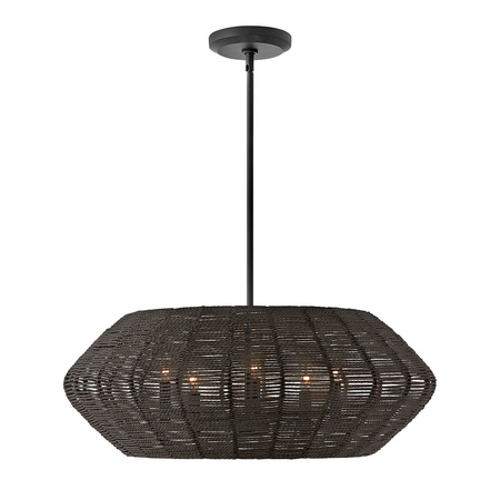 Lampa wisząca Luca - 5 źródeł światła - Czarny Quintiesse QN-LUCA-5P-M-BK-BK