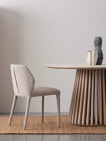 BIZZOTTO stół jadalniany ODION 130        beżowy