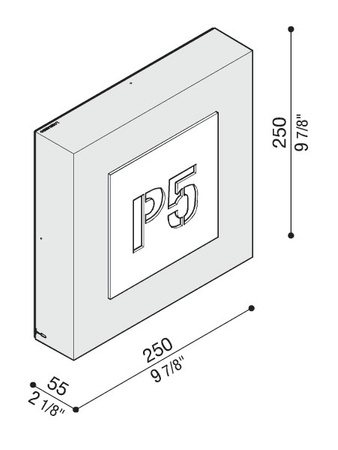 Lombardo LN1161023 Lampa ścienna Art 250 Code