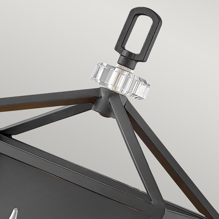 Kinkiet Stinson - 2 źródła światła - Czarny / Polerowany nikiel Stinson Quintiesse Hinkley QN-STINSON2-BK