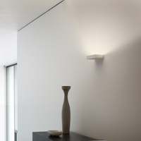 Vibia Set Big Lampa Ścienna LED, szer. 22cm, wys. 3cm, GL 10 cm, Biały Mat Satyna