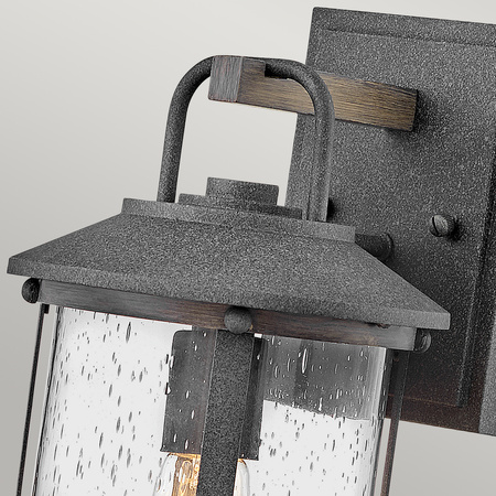 Mała latarnia naścienna Lakehouse - 1 źródło światła Lakehouse Quintiesse Hinkley QN-LAKEHOUSE2-S-DZ