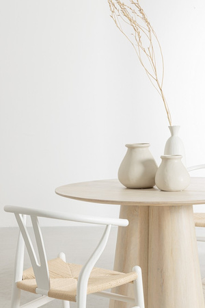 BIZZOTTO stół jadalniany NASSOR 120       beżowy