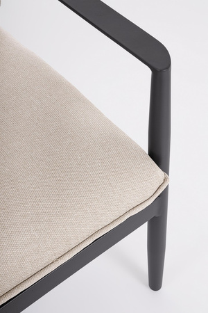 BIZZOTTO zestaw ogrodowy NEBULA antracyt  / beż