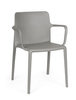 BIZZOTTO krzesło ogrodowe CHLORIS ARM     szare