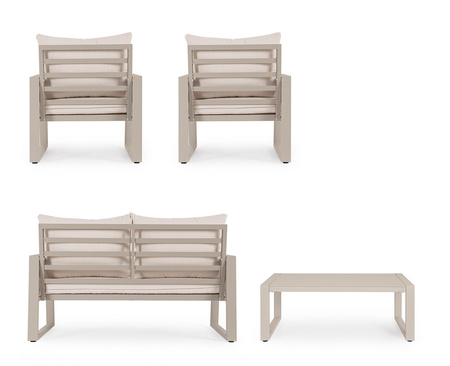 BIZZOTTO zestaw ogrodowy CAPTIVA beżowy