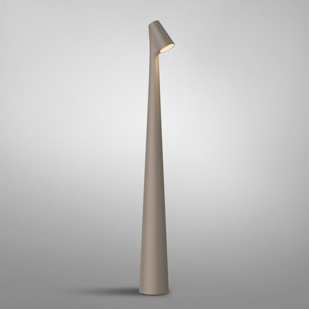 Vibia Africa lampa stołowa LED z akumulatorem 5 h 45 cm dark beige