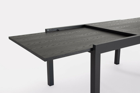 BIZZOTTO stół ogrodowy CLIV 135-270       czarny / rozkładany