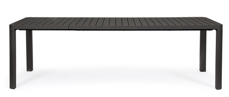 BIZZOTTO stół ogrodowy KIPLIN 180-240     czarny / rozkładany