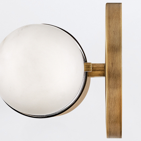 Średni kinkiet LED Ibiza - Klasyczny mosiądz Quintiesse QN-IBIZA-M-HB