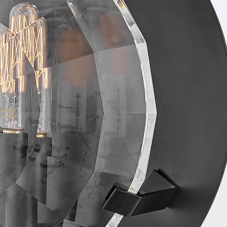 Kinkiet Leo - 1 źródło światła - Czarny Quintiesse QN-LEO-WB1-BK