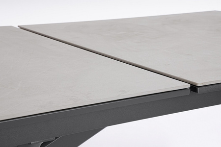 BIZZOTTO stół ogrodowy PASCAL szary /     rozkładany