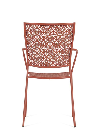 BIZZOTTO krzesło ogrodowe LIZETTE         czerwone
