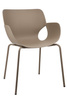 BIZZOTTO krzesło LENNOX ARM brązowe