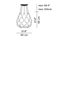 Mesh Ø 55 – phase cut LUCEPLAN D86C551