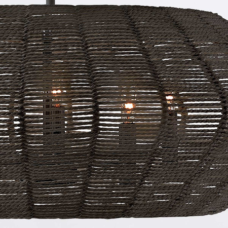 Lampa wisząca Luca - 5 źródeł światła - Czarny Quintiesse QN-LUCA-5P-M-BK-BK