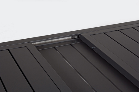 BIZZOTTO stół ogrodowy HILDE 160-240      szary / rozkładany