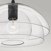 Lampa wisząca / Półplafon Lotus - 1 źródło światła - Czarna Lotus Quintiesse Hinkley QN-LOTUS-P-BLK