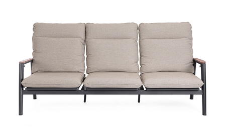 BIZZOTTO sofa 3-osobowa ogrodowa MIGUEL   beżowa