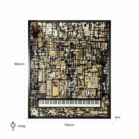 RICHMOND obraz PIANO WIBI 188x158cm (wbudowany instrument)