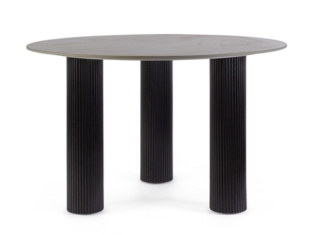 BIZZOTTO stół jadalniany BAMIRA 120       czarny