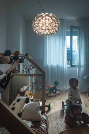 Lampa Wisząca Caboche Plus Large - ON/OFF-Przezroczysta FOSCARINI