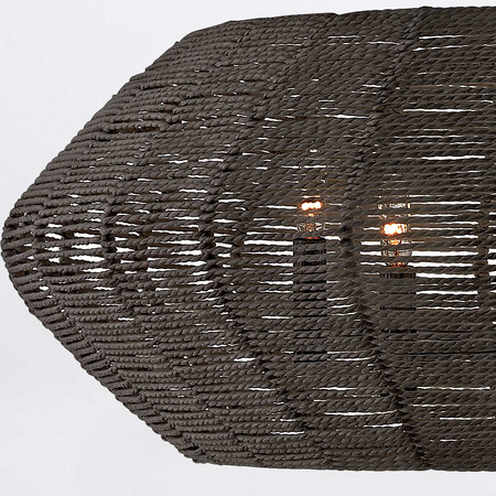 Lampa wisząca Luca - 5 źródeł światła - Czarny Quintiesse QN-LUCA-5P-M-BK-BK