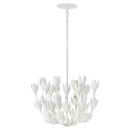 Lampa wisząca Flora - 3 źródła światła - Tynk strukturalny Quintiesse QN-FLORA3-WHT