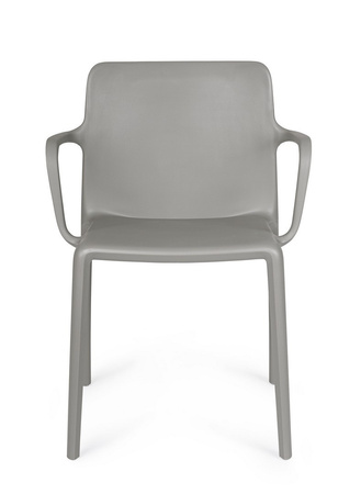 BIZZOTTO krzesło ogrodowe CHLORIS ARM     szare