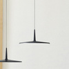 Vibia Skan Lampa Wisząca LED, średnica 30cm  wys. 200 cm, Czarny Biały Opal