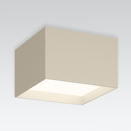 Vibia Structural lampa sufitowa LED 1-punktowa szer. 24 wys. 15 gl. 24 cm kremowy mat