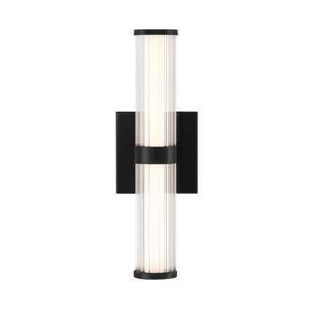 Mały kinkiet LED Fayton - Matowa czerń Quintiesse Eurofase QN-FAYTON-S-BK