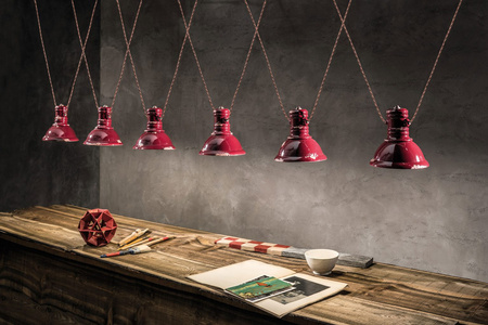 Lampa Wisząca INDUSTRIAL Ferroluce C1692-VIN