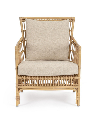 BIZZOTTO fotel ogrodowy ADELMA naturalny