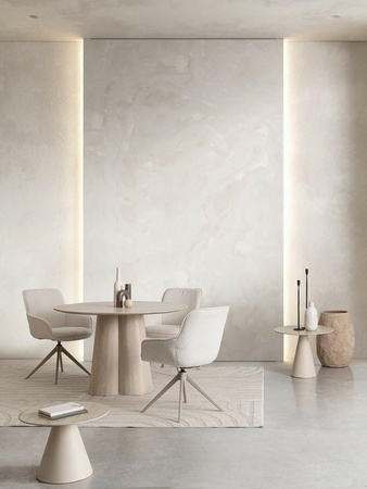 BIZZOTTO stół jadalniany NASSOR 120       beżowy