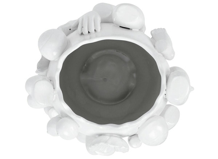 KARE wazon dekoracyjny BODY PARTS 37 cm   biały