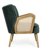 BIZZOTTO fotel VIRNA zielony