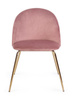 BIZZOTTO krzesło TANYA VELVET różowe