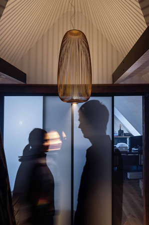 Lampa Wisząca Spokes 1 - Żółty FOSCARINI