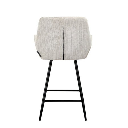 RICHMOND krzesło barowe LINSEY obrotowe jasnobeżowe