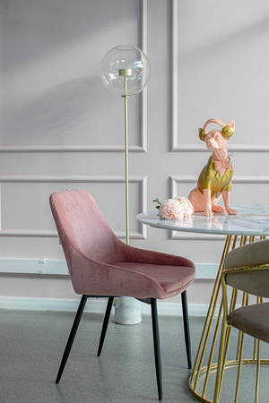 RICHMOND dekoracja DOG CHIHUAHUA  różowy