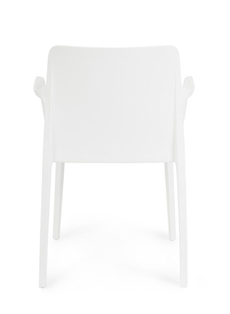 BIZZOTTO krzesło ogrodowe CHLORIS ARM     białe