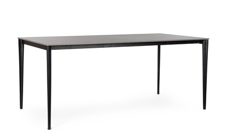 BIZZOTTO stół jadalniany REIJA 180        czarny / szary