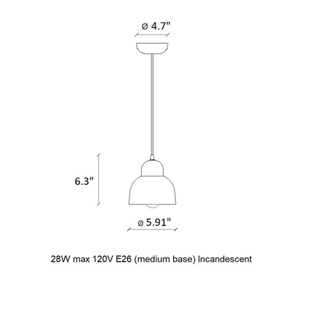 SOSPENSIONE GRANDE / LARGE PENDANT BERIMBAU Ferroluce C2611-MOK