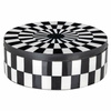RICHMOND pojemnik dekoracyjny NORE biało-czarny