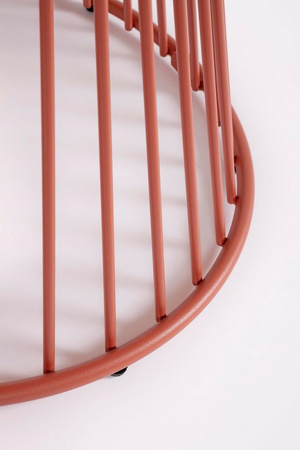 BIZZOTTO stół ogrodowy AUSTIN 120         czerwony