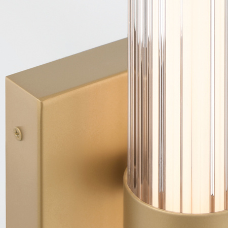 Mały kinkiet LED Fayton - Szczotkowane złoto Quintiesse Eurofase QN-FAYTON-S-BG