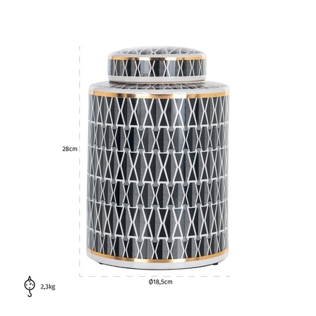 RICHMOND pojemnik ozdobny/wazon ELIN BIG