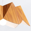 Lampa wisząca Physalis Brązowy, Drewno Quintiesse Accord QN-PHYSALIS-P-M-TEAK